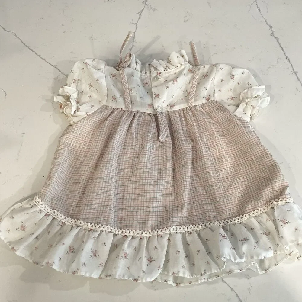 Haddad Brothers Vintage Cottagecore Toddler Dress Floral Sz 18 Months